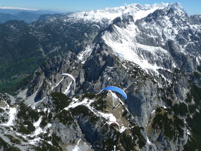  Flying over the Austrian rocks 